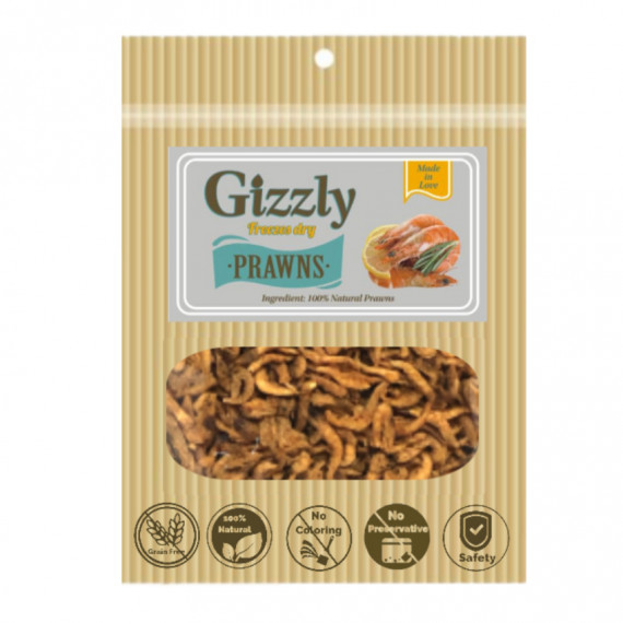 Gizzly - 優質鮮肉脫水蝦仁 +/-80g