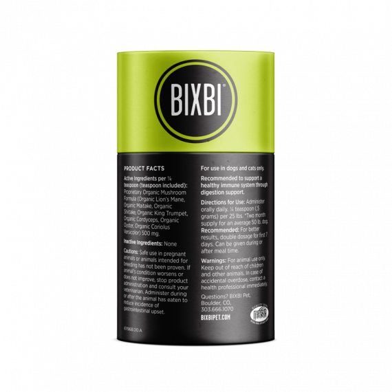 BixBi 天然有機菇菌素系列 - 【增強消化】60g （貓狗合用）｜原裝行貨｜
