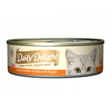 Daily Delight 湯汁系列 - 【白鰹吞拿魚+雞肉+南瓜】80g