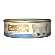 Daily Delight 湯汁系列 - 【白鰹吞拿魚+雞肉+三文魚】80g