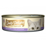 Daily Delight 湯汁系列 - 【白鰹吞拿魚+雞肉+海鯛魚】80g