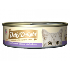 Daily Delight 湯汁系列 - 【白鰹吞拿魚+雞肉+海鯛魚】80g