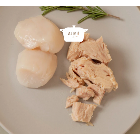 Aime Kitchen - 吞拿魚配扇貝 （主食罐）85g