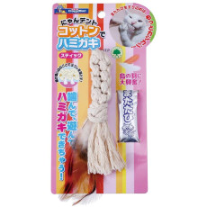 CattyMan 貓貓潔齒棉繩玩具(附加貓草粉) 粉紅色
