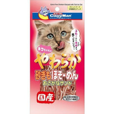 CattyMan 貓用鮮魚雞腎幼條三文治 25g  (全貓用) 