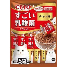 Ciao 勁量乳酚菌夾心餅乾【鮮雞味】（22g X 5ps) 110g - 紅