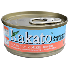 KAKATO 卡格 - 慕絲系列 【鯛魚慕絲】 (貓狗食用) 罐頭 70g