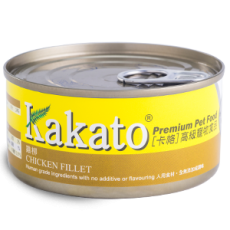 KAKATO 卡格 -【雞柳 Chicken Fillet】 (貓狗食用) 罐頭 70g
