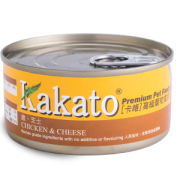 KAKATO 卡格 -【雞、芝士】 (貓狗食用) 罐頭 70g