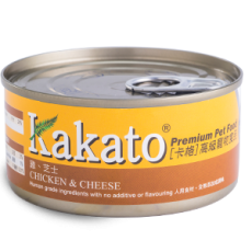 KAKATO 卡格 -【雞、芝士】 (貓狗食用) 罐頭 70g