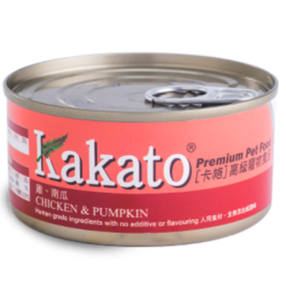 KAKATO 卡格 -【雞、南瓜】 (貓狗食用) 罐頭 70g