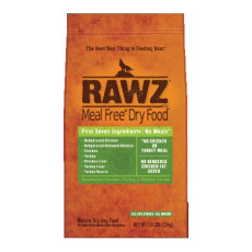 RAWZ 【3.5 lb】脫水雞肉，火雞肉及雞肉配方【全犬配方】