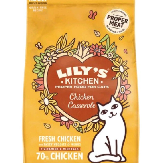 Lilys Kitchen 【Chicken Casserole】成貓專用糧 - 無穀物鮮雞餐 - 雞肉、馬鈴薯、雞肝 2kg