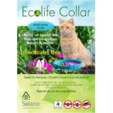 Solano - Ecolife Collar 純天然貓用驅蚤頸帶【Break-Away Collar】