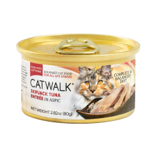 CATWALK 貓主食罐頭 【鰹吞拿魚】80g (深紅)