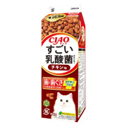 CIAO P-284 [勁量乳酸菌牛奶盒裝潔齒貓糧] 雞肉味 400g
