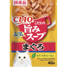 INABA CIAO【滋味湯軟包系列】- 吞拿魚味 40g 