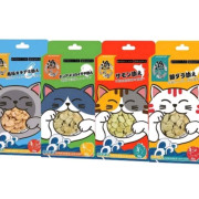 AMEDOD【漁曉吃】貓薄荷扇貝味小魚餅乾 90G (綠)