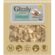 Gizzly -優質鮮肉脫水鱷魚肉粒 +/-35g