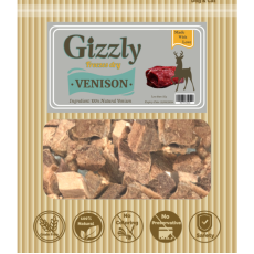 Gizzly -優質鮮肉脫水鹿肉粒 +/-35g