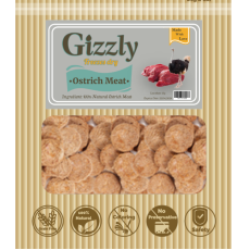 Gizzly -優質鮮肉脫水駝鳥肉粒 +/-45g
