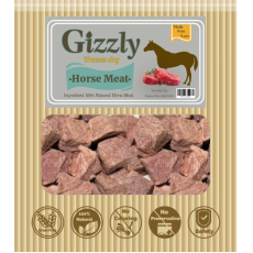 Gizzly -優質鮮肉脫水馬肉粒 +/-45g